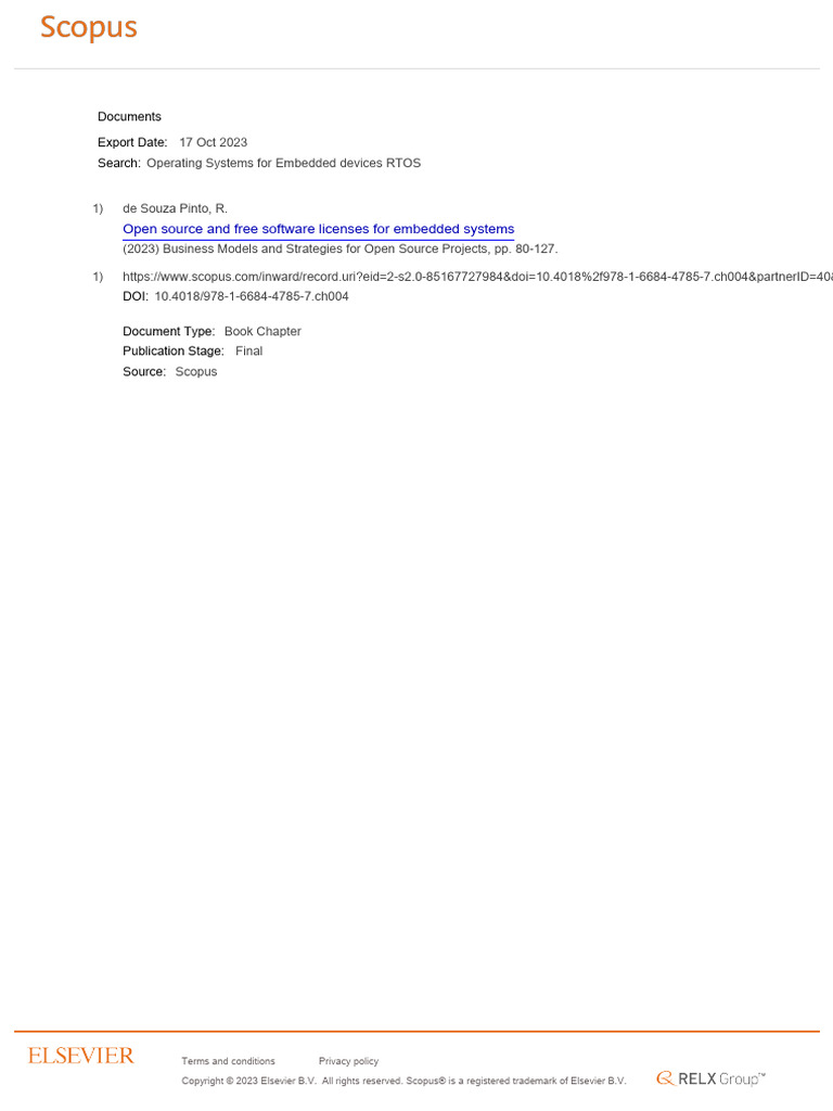 Open Source Licenses for Embedded Systems | PDF