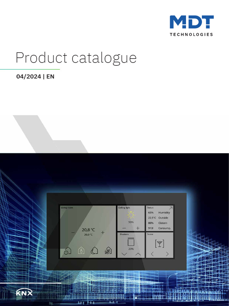 MDT KNX Product Catalogue 2024 | PDF | Sensor | Personal Computers