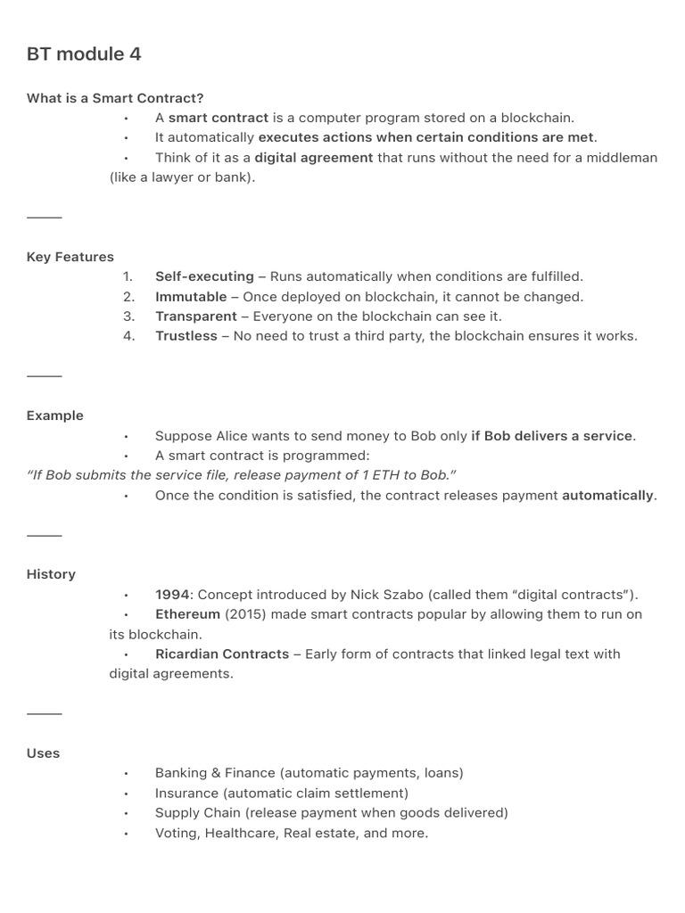 Understanding Smart and Ricardian Contracts | PDF | Computing ...