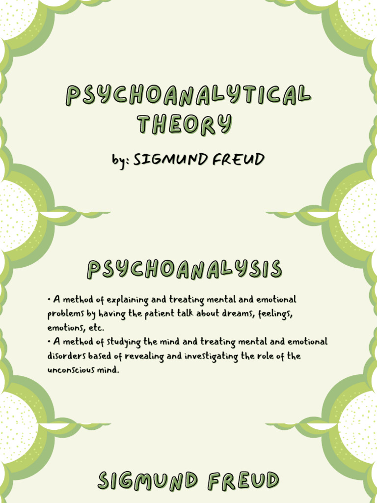 Freud's Psychoanalytic Theory Explained | PDF | Unconscious Mind | Mind
