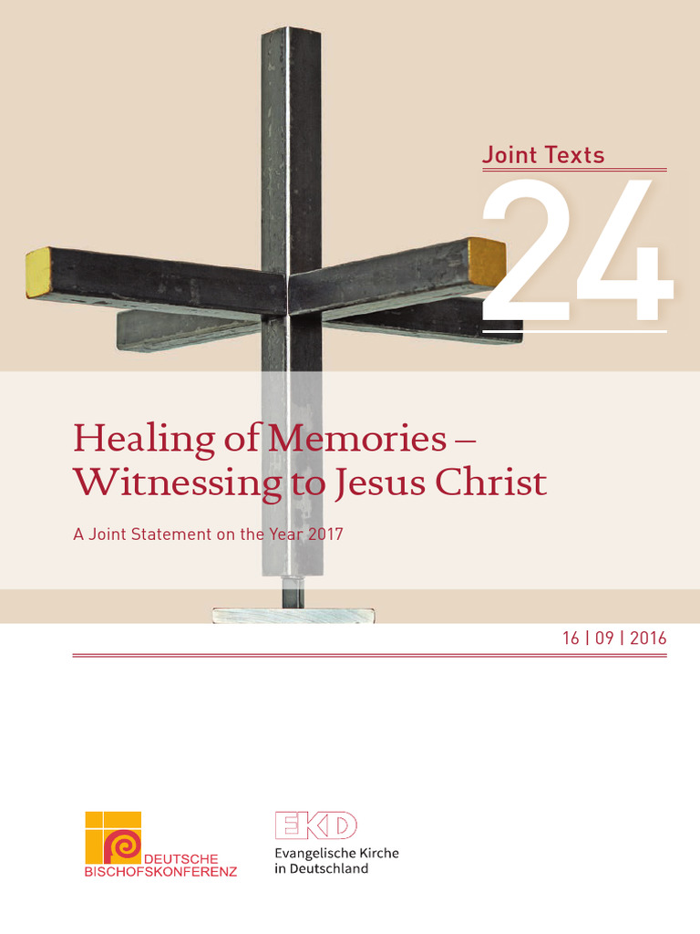 Healing With Memories - Witnessing To Jesus Christ | PDF | Ecumenism ...