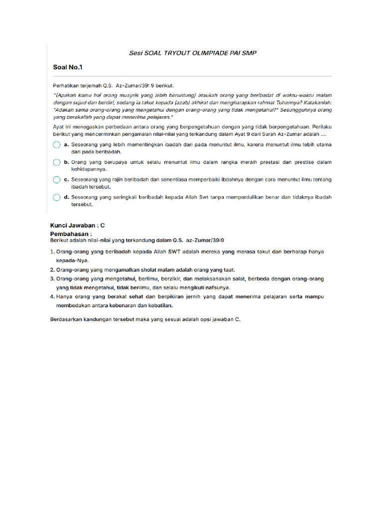 Try Out Pai | PDF