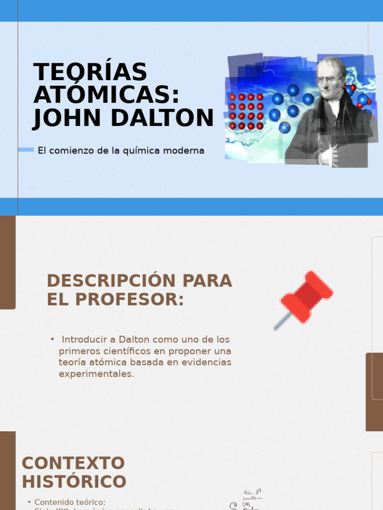 Teoría Atómica de Dalton y Moléculas | PDF | Moléculas | Enlace químico