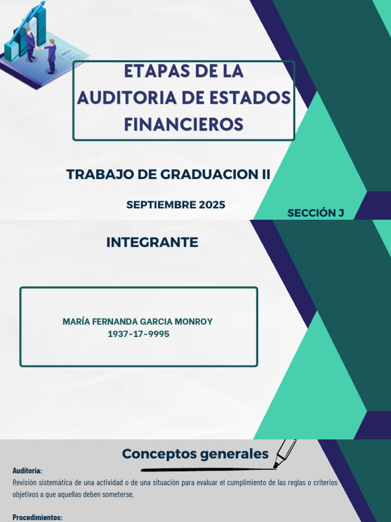 Etapas de la Auditoría Financiera | PDF | Auditoría | Estado financiero