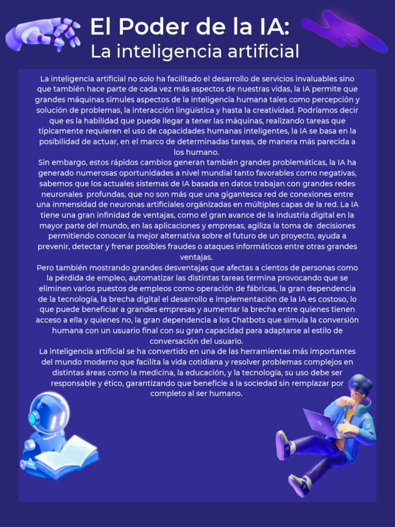 Impacto y Retos de la Inteligencia Artificial | PDF | Inteligencia ...