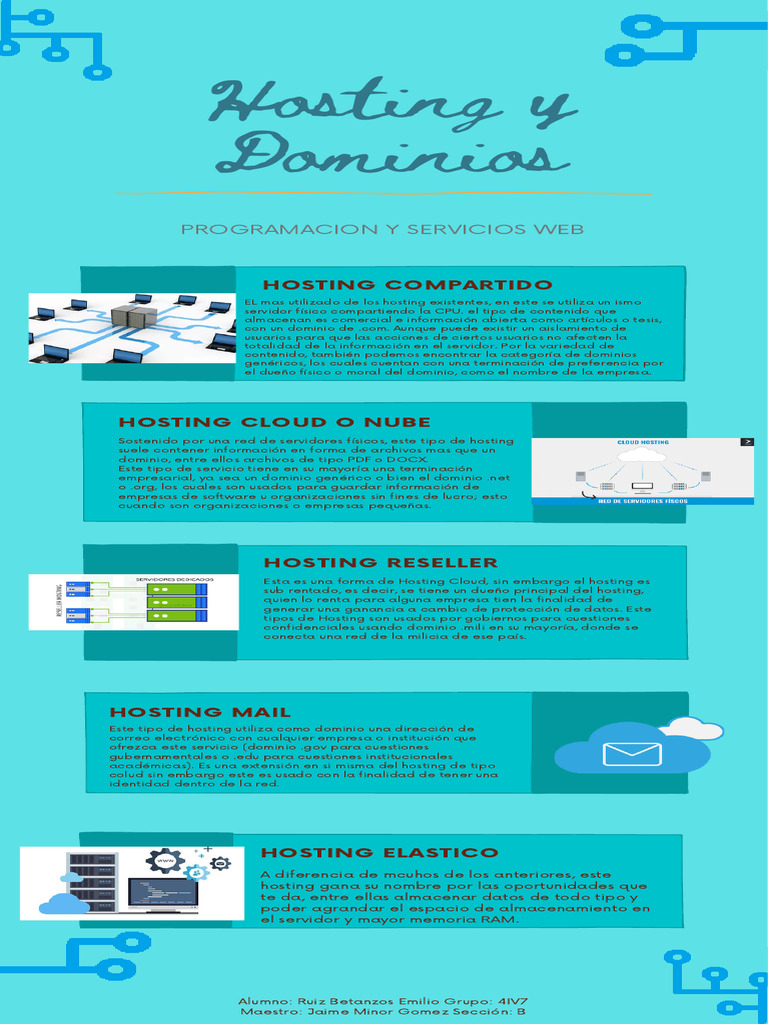 Tipos de Hosting y Dominios Explicados | PDF | Servidor (Computación ...