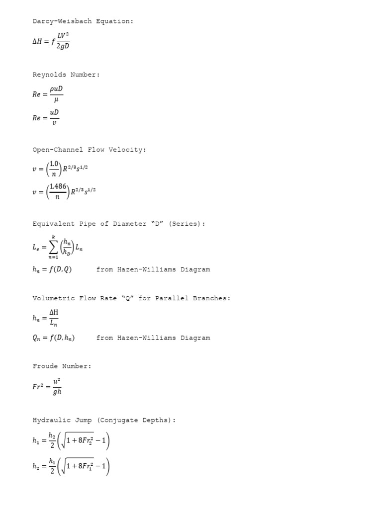 Midterm 2 Reference Sheet | PDF