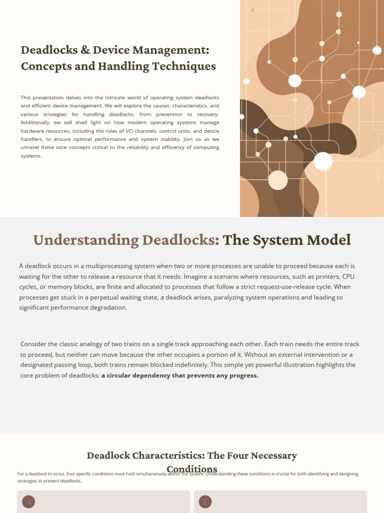 Deadlocks and Device Management Strategies | PDF | Computer ...