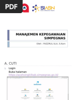 Panduan Penggunaan SIMPEGNAS BKN | PDF