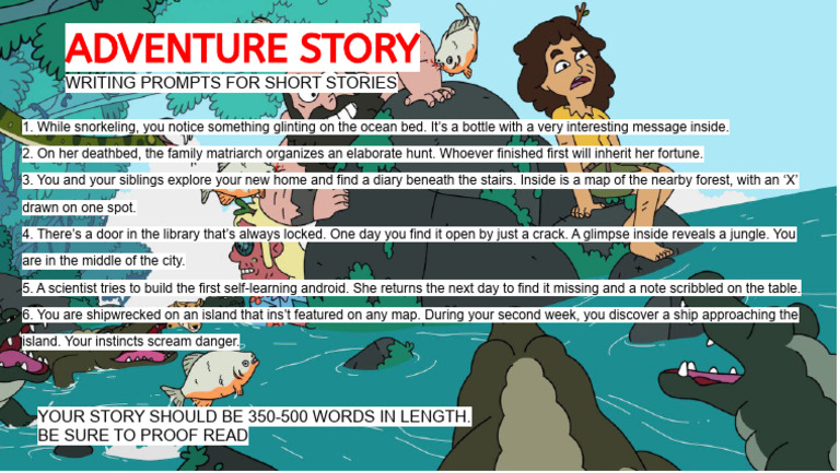 Adventure Story Prompts for Writers | PDF