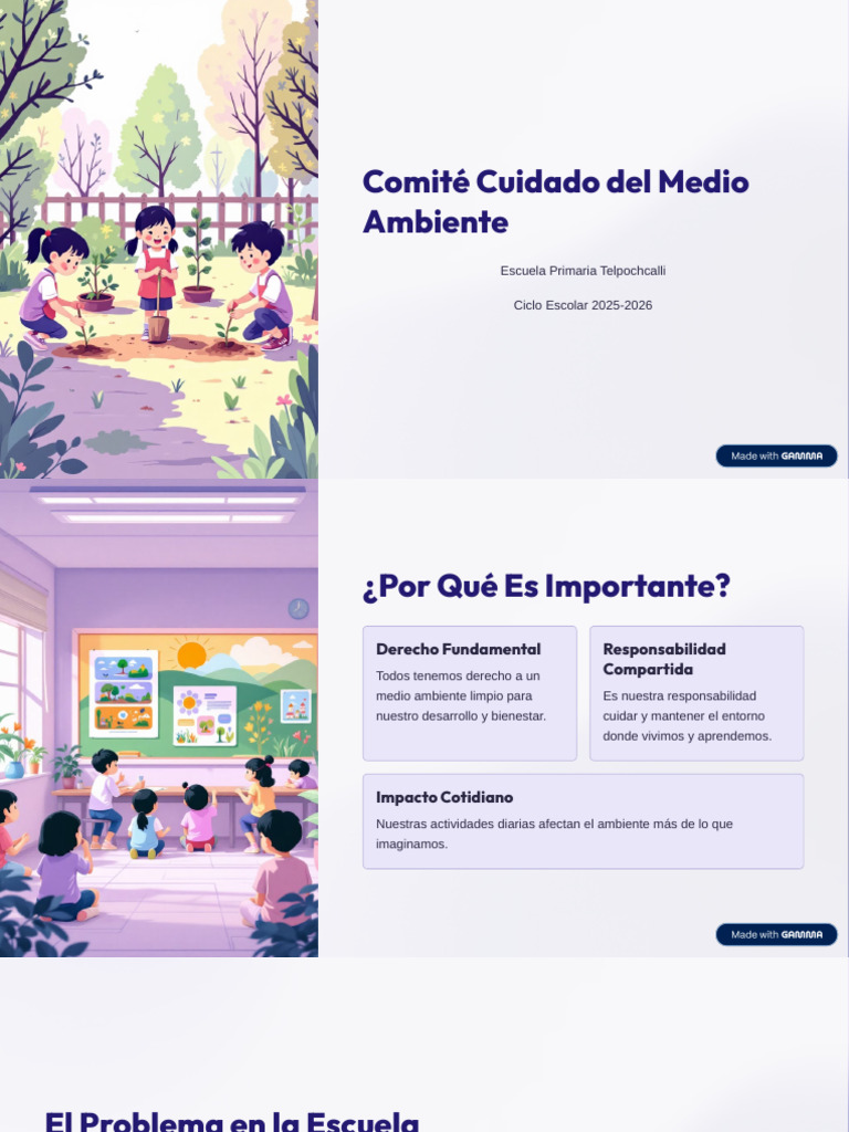 Comite Cuidado Del Medio Ambiente | PDF | Residuos | Reciclaje