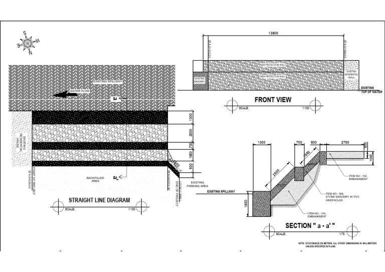 Straight Line Diagram for Project Layout | PDF | Civil Engineering ...