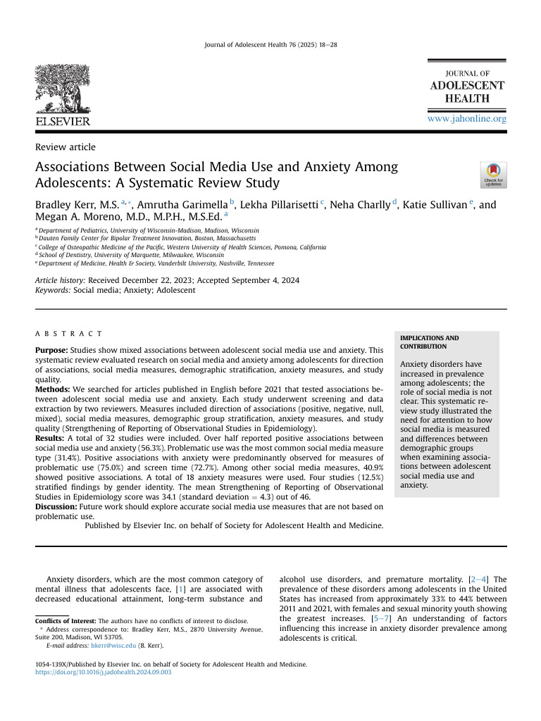 Association Between Social Media Use and Anxiety Among Adolescents_ a ...