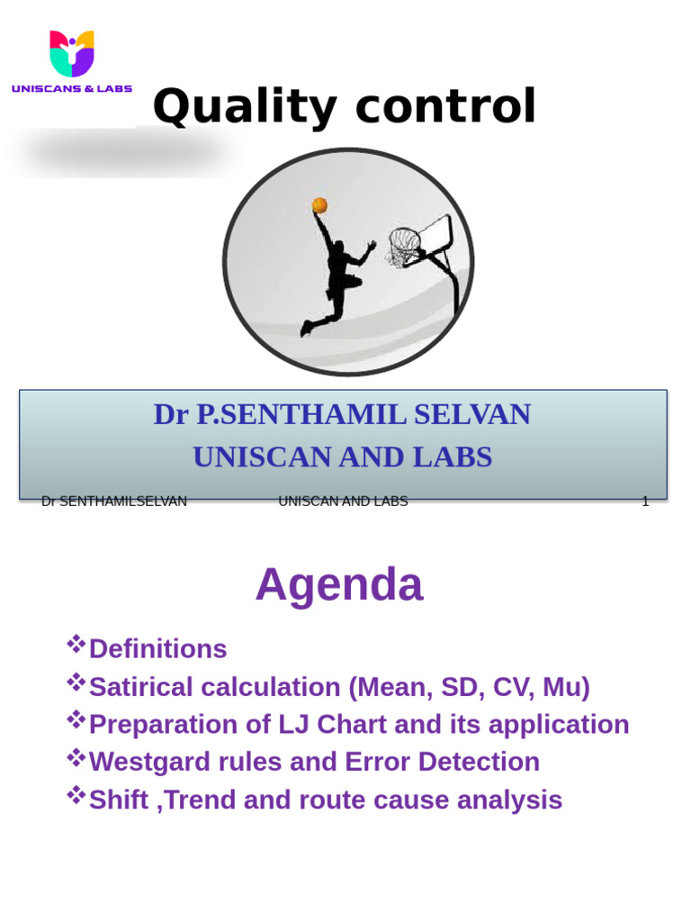 Quality Control in Laboratory Testing | PDF | Coefficient Of Variation ...