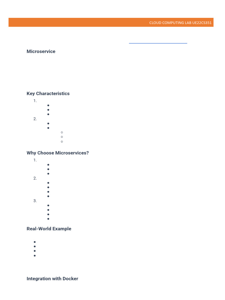 microservices CC lab | PDF | Software | Software Engineering