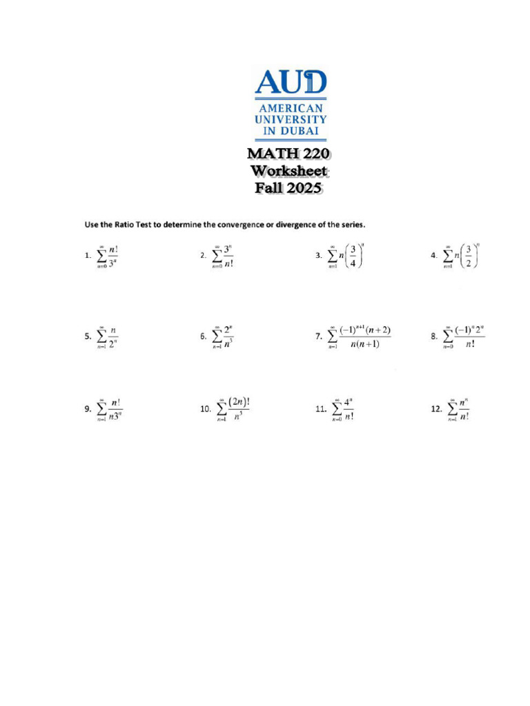 Section 9.5 Worksheet 2 | PDF