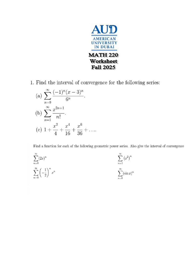 Section 9.7 Worksheet | PDF