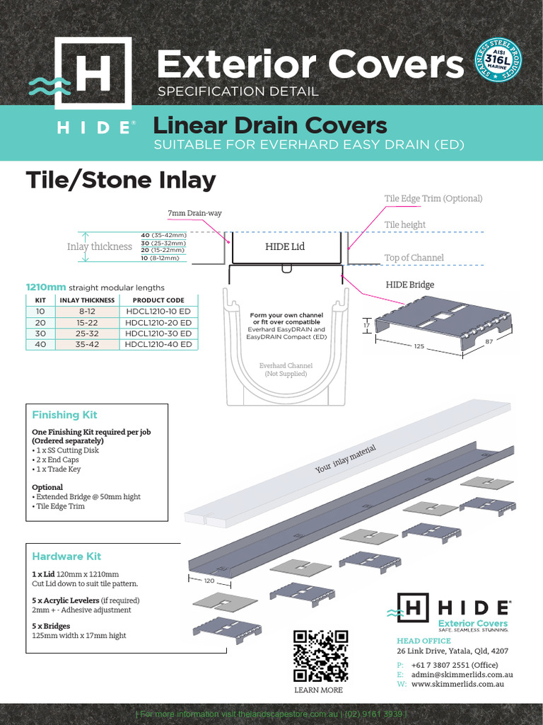 Everhard ED Linear Drain Tec v3 | PDF
