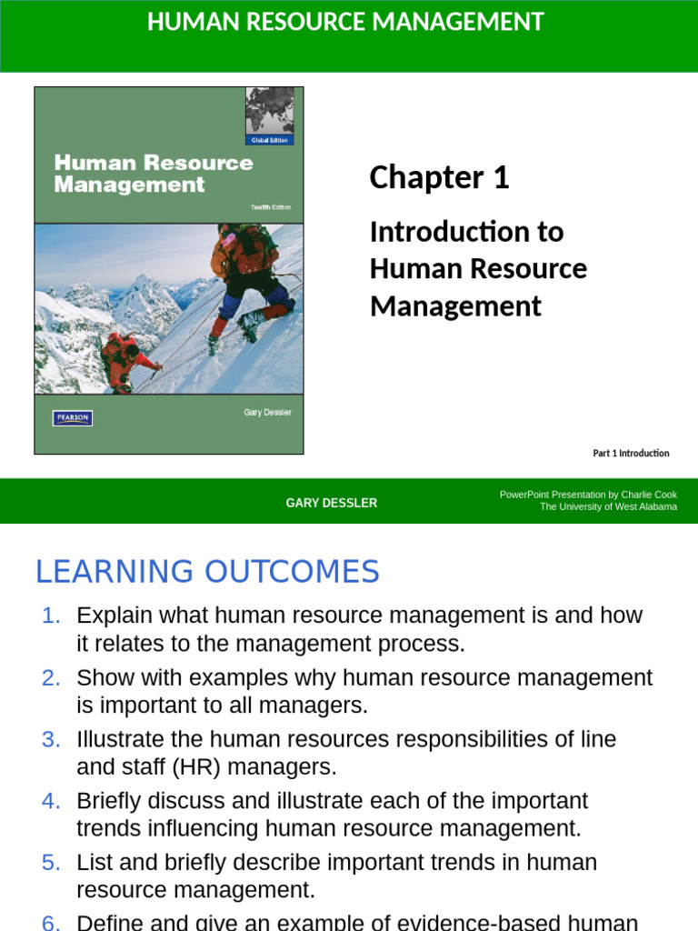 Introduction to Human Resource Management | PDF | Human Resource ...