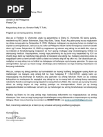 Sample Letter of Request Template For PCSO Medical Assistance Tagalog | PDF