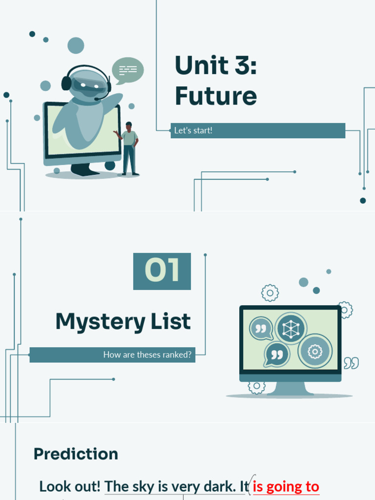 Unit 3 01 Future Ss | PDF