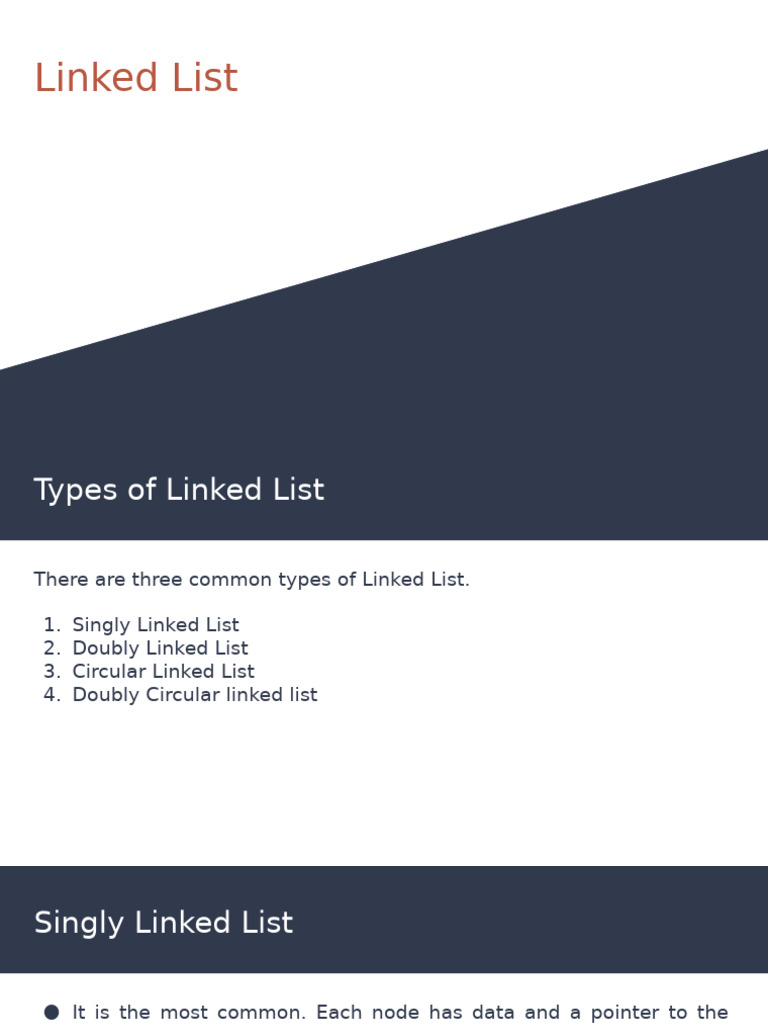 Types and Operations of Linked Lists | PDF | Computer Programming ...
