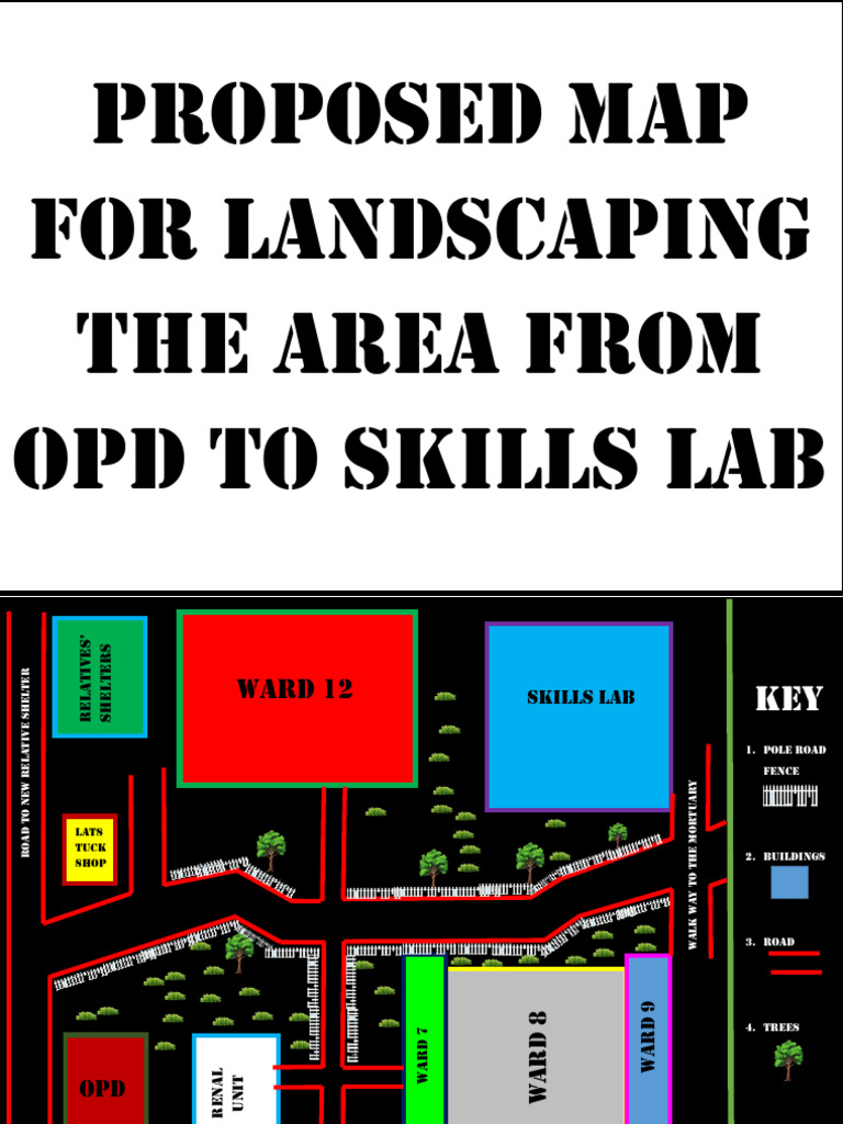 Landscaping Map from OPD to Skills Lab | PDF