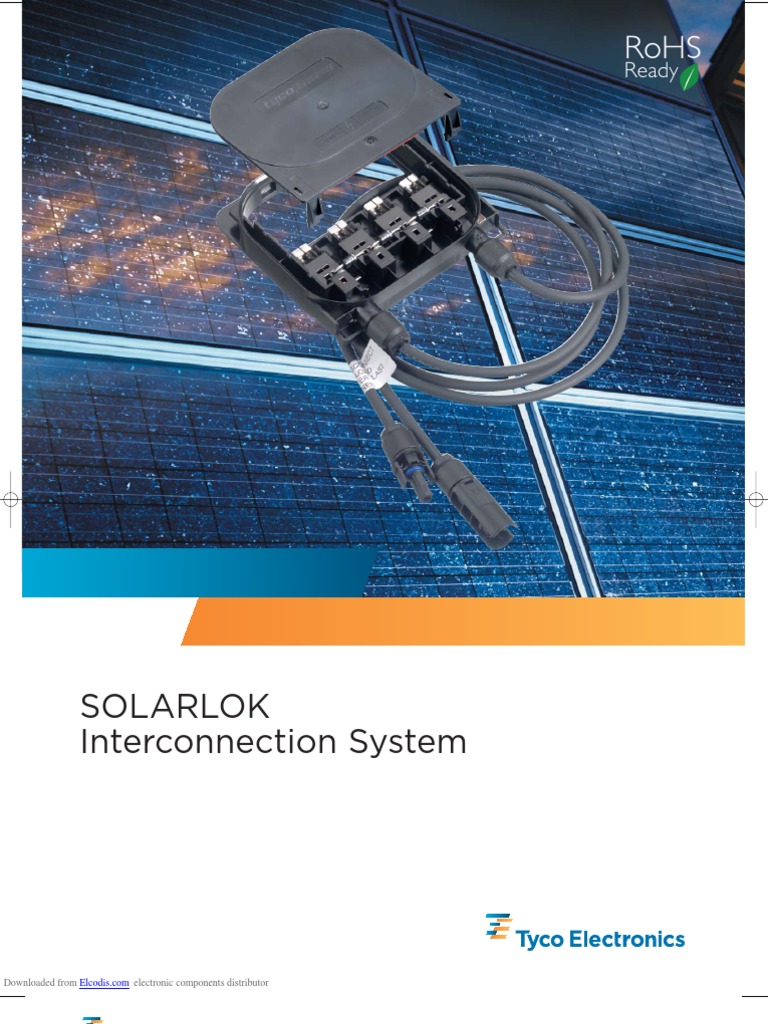 Catalog Tyco Electrical Connector Photovoltaics