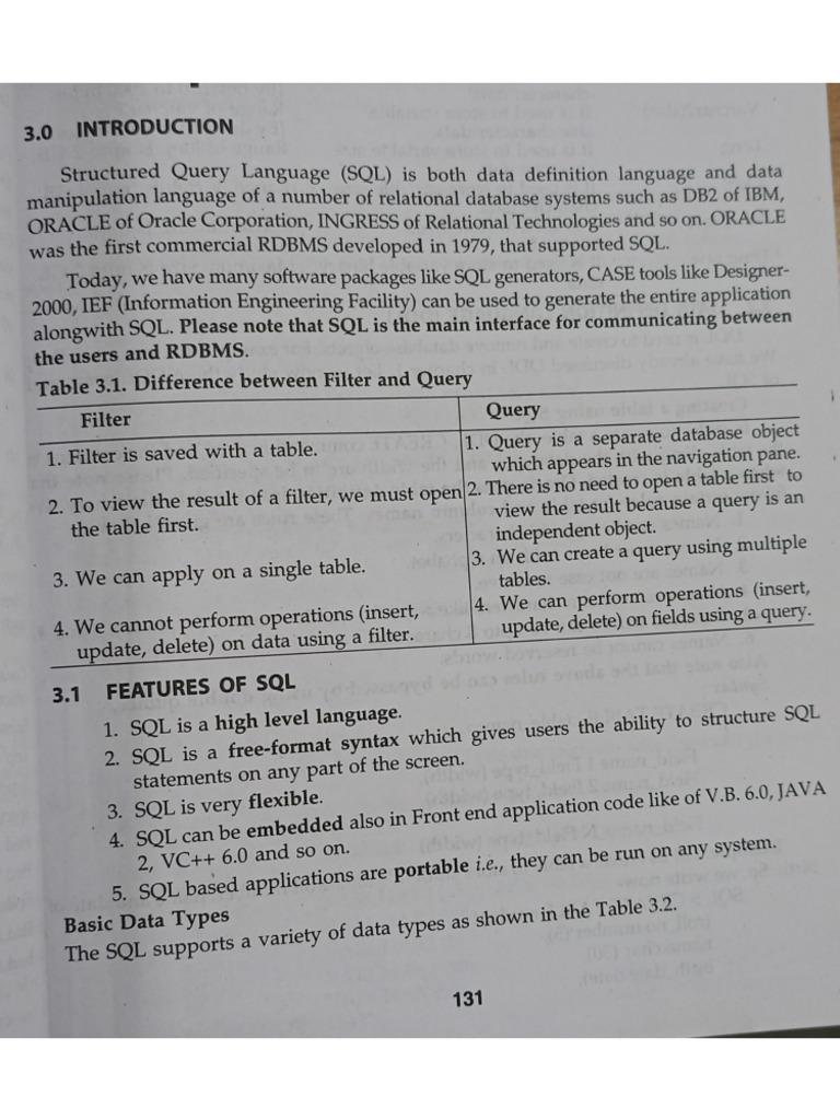 SQL - Language Translator | PDF