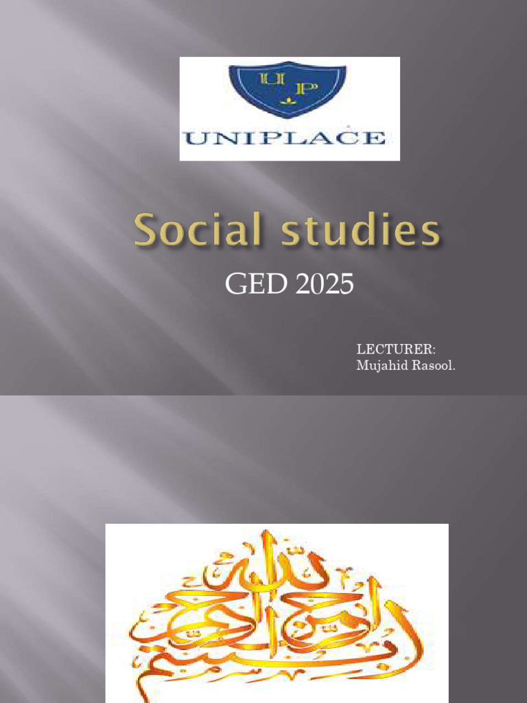GED Social Studies Overview 2025 | PDF | Economics | Geography