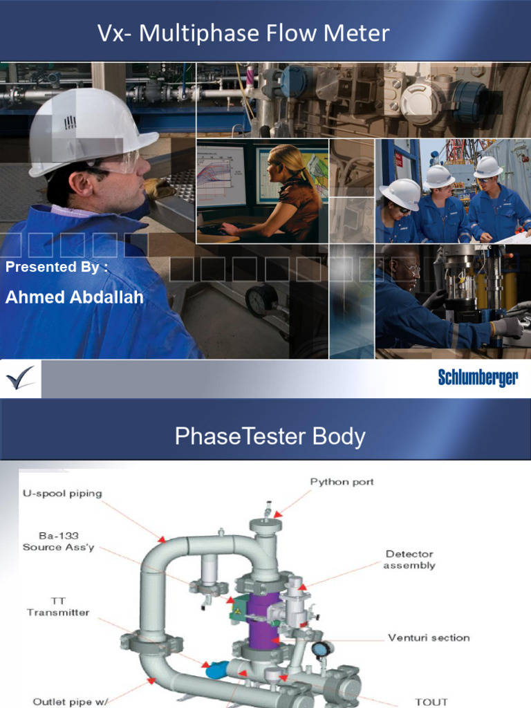 Vx Multiphase Flow Meter Overview | PDF | Flow Measurement | Density