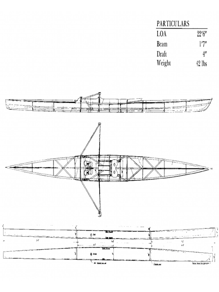 Design-Kingfisher Rowing Boat | PDF