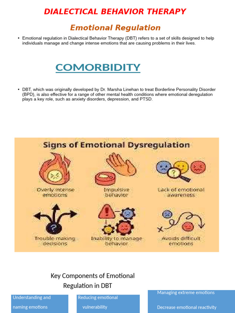 DBT Emotional Regulation Skills Guide | PDF | Dialectical Behavior ...