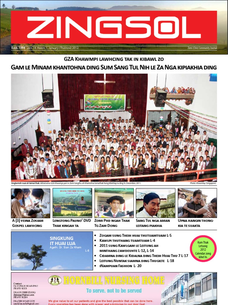 ZingSol (Jan 2012) | PDF | Myanmar | Nature