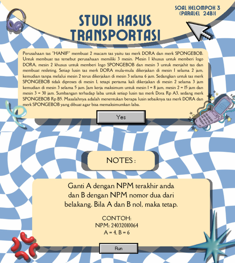 Tugas Linear Programming Metode Grafik Fungsi Maksimum Pdf