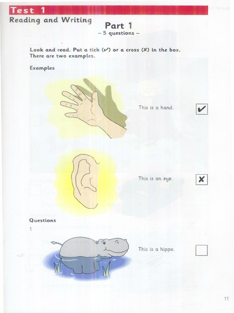 Starter 3 Cũ Luyện Tập Reading | PDF