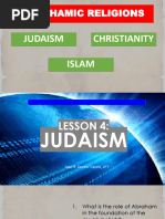 Monotheistic Religions Comparison Table | PDF | Monotheism | God
