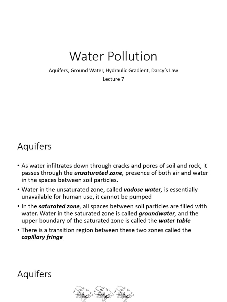 Understanding Aquifers and Groundwater Flow | PDF | Aquifer | Water And ...