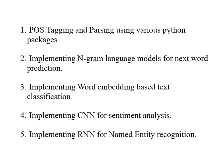 Python NLP Techniques and Models | PDF