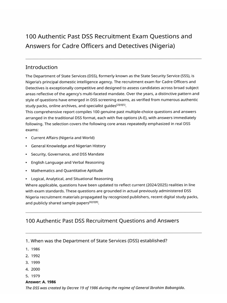 DSS Additional | PDF