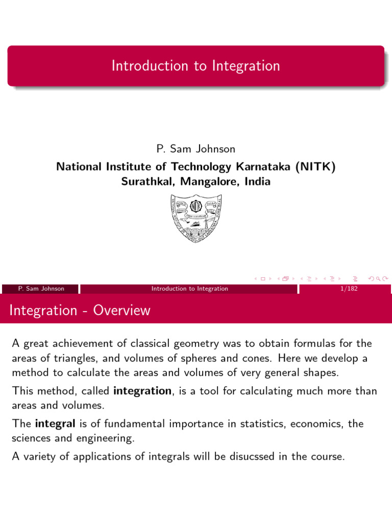 Understanding Integration Basics | PDF | Integral | Area