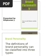 Brand Personality