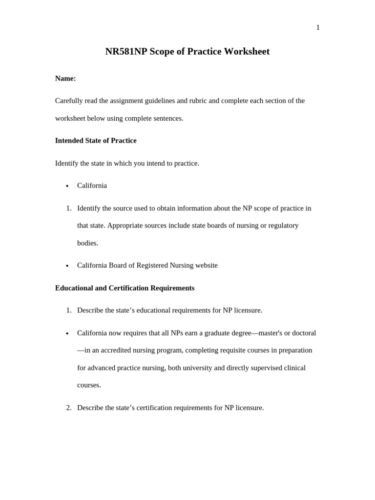 NR581NP California NP Practice Guide | PDF | Health Sciences | Social ...