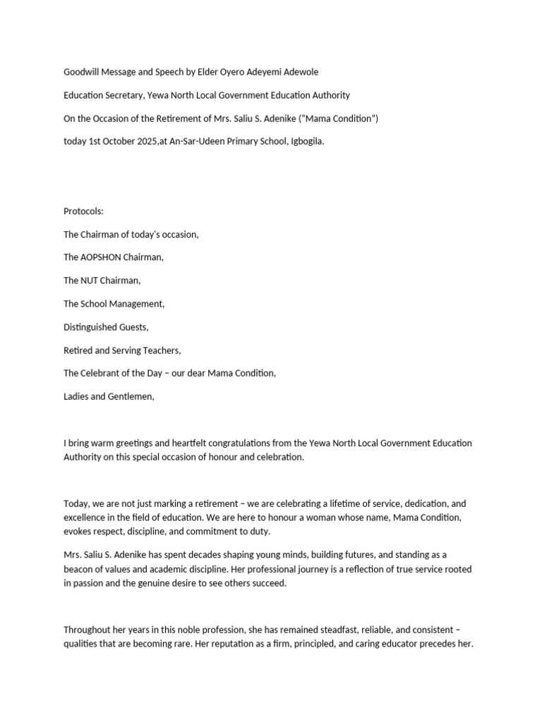 Goodwill Messag-WPS Office | PDF