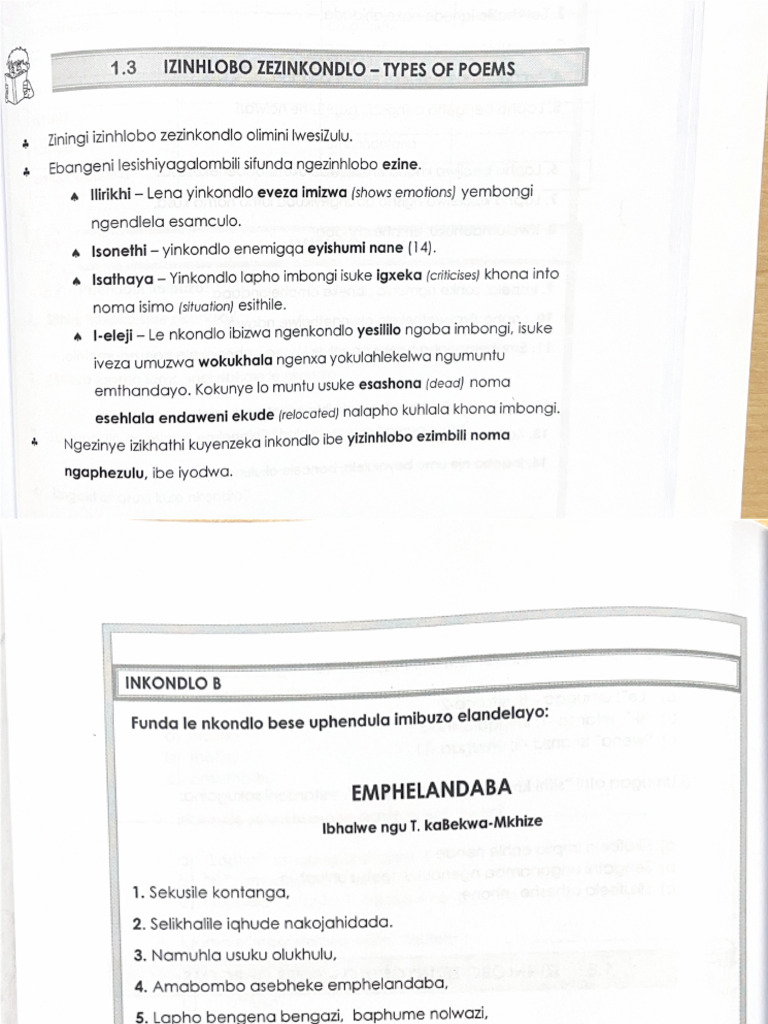 izinhlobo-zezinkondlo-types-of-poems-pdf