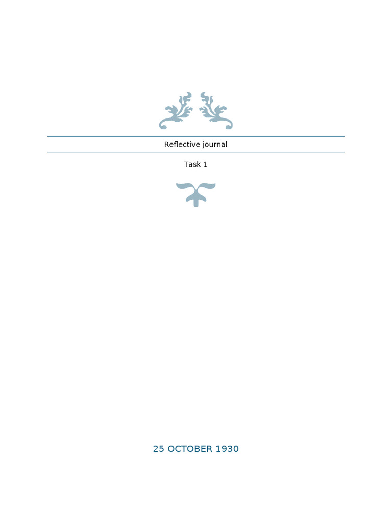 Reflective Journal on Teaching Experience | PDF | Mentorship | Learning