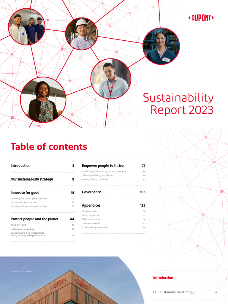 DuPont 2023 Sustainability Report | PDF | Sustainability | Innovation