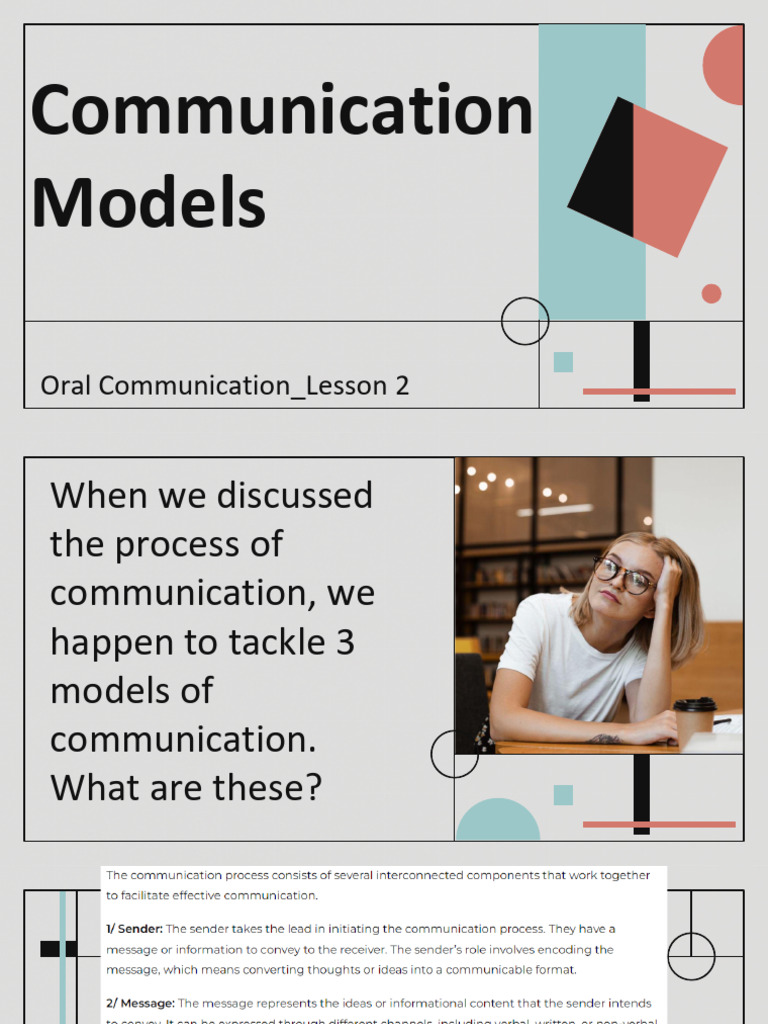 Understanding Communication Models | PDF | Communication | Cognition
