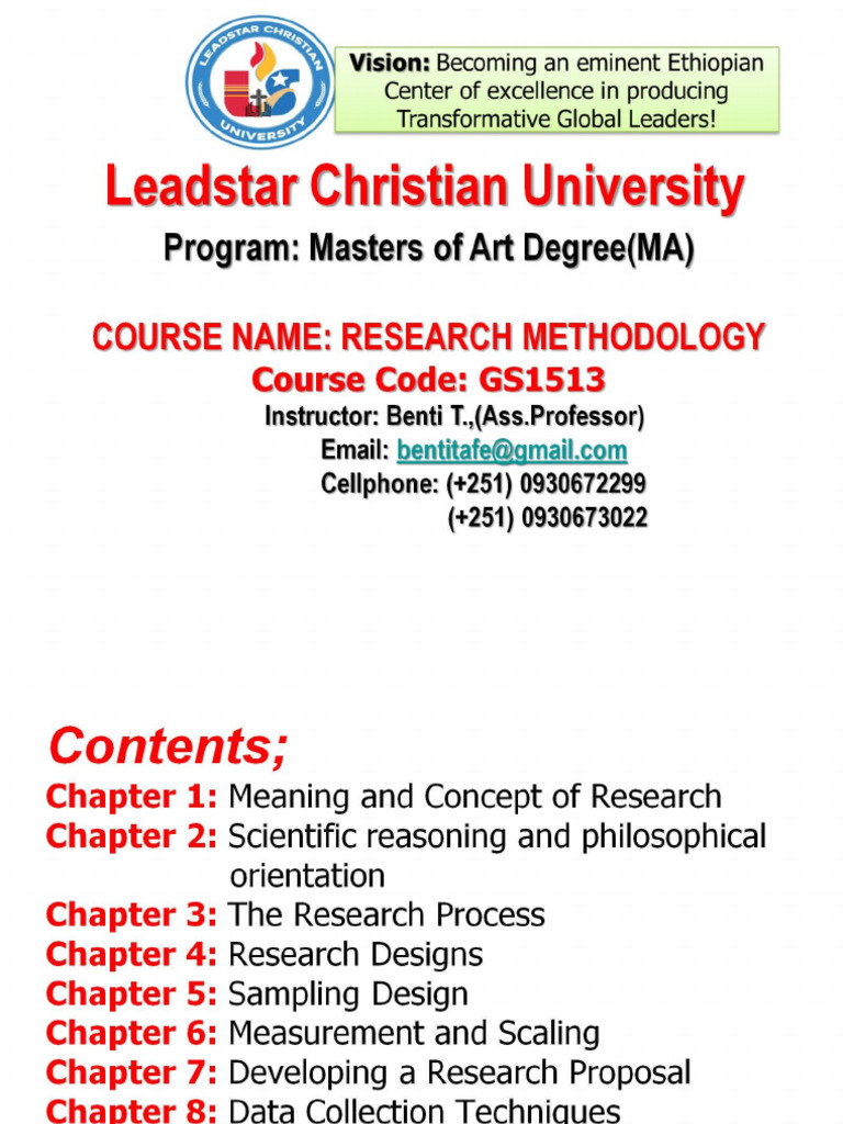Science Research Methodology Overview | PDF | Qualitative Research ...
