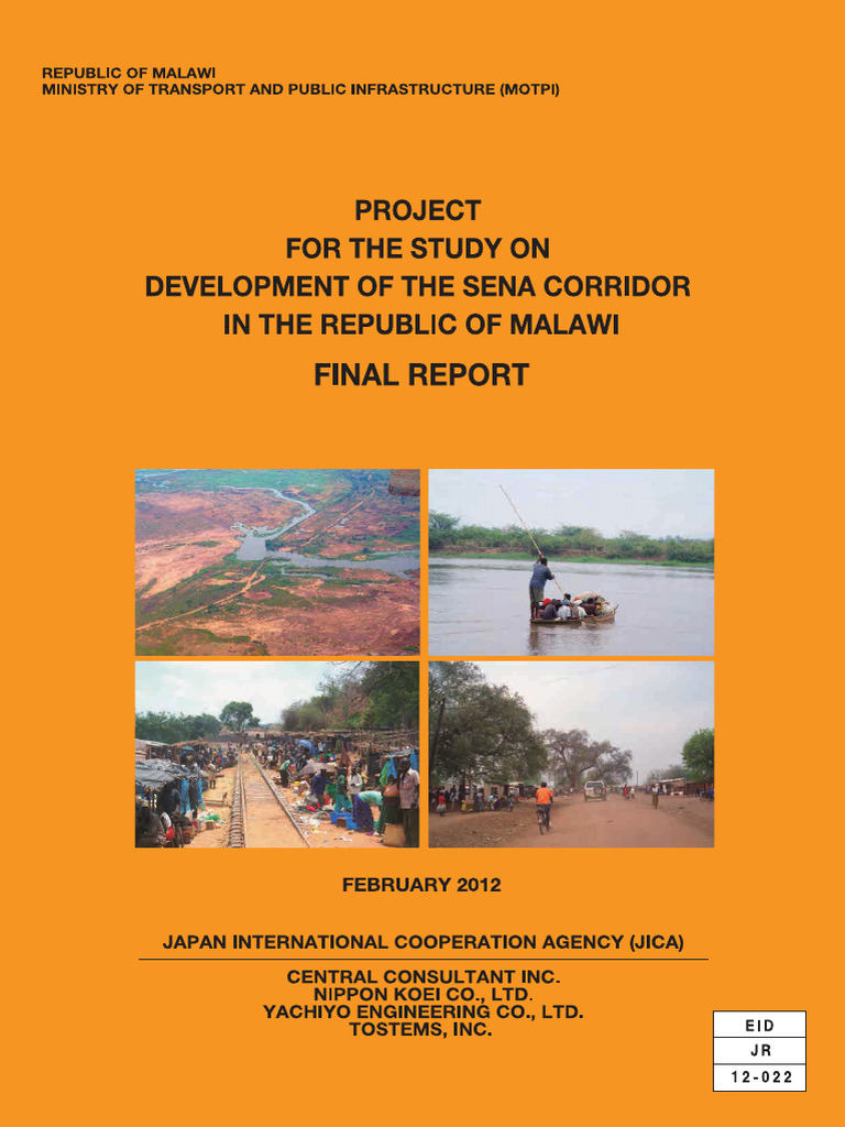 Project For The Study On Development of The Sena Corridor | PDF ...